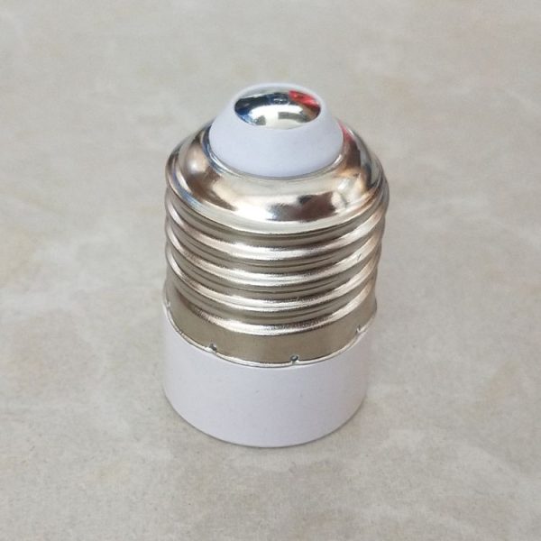 E27 to E14 Light Lamp Bulbs Adapter Converter (White) - Image 5