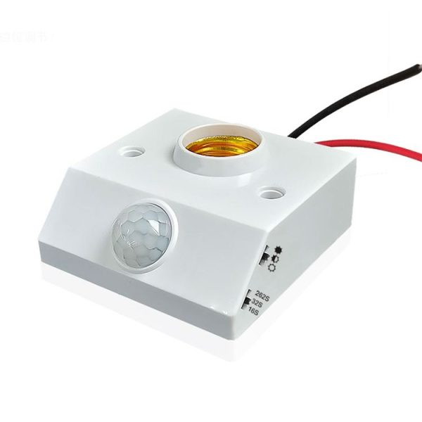 Adjustable Human Motion Sensor Lamp Holder
