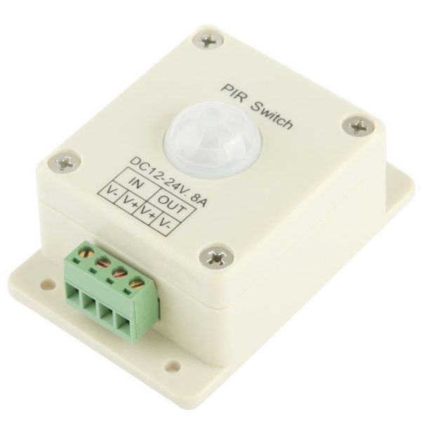 DC 12V-24V 8A PIR Switch Infrared Controller Motion Sensor Switch for LED Light - Image 2