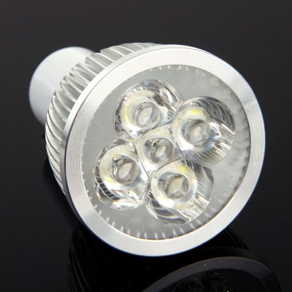 GU10 5W LED Spotlight Lamp Bulb, 5 LED, Adjustable Brightness, White White, AC 220V - Image 5