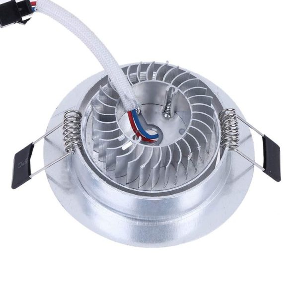 3W Ceiling Light Down Light with LED Driver, 3 LED, 270LM, Warm White Light, AC85V - 265V, Aluminum Material - Image 3