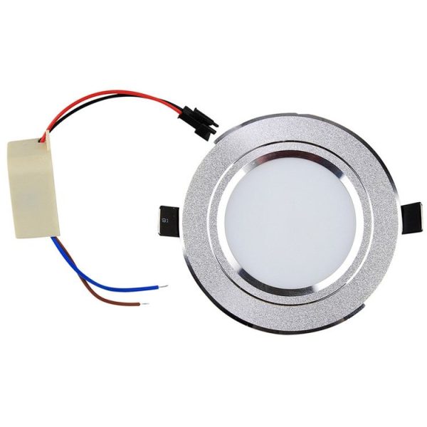 YouOKLight 6W 500LM Down Light Ceiling Lights Bulb, White Light 15 LED SMD 5630 with Power Driver, AC 85-265V, Hole Size: 75mm - Image 4