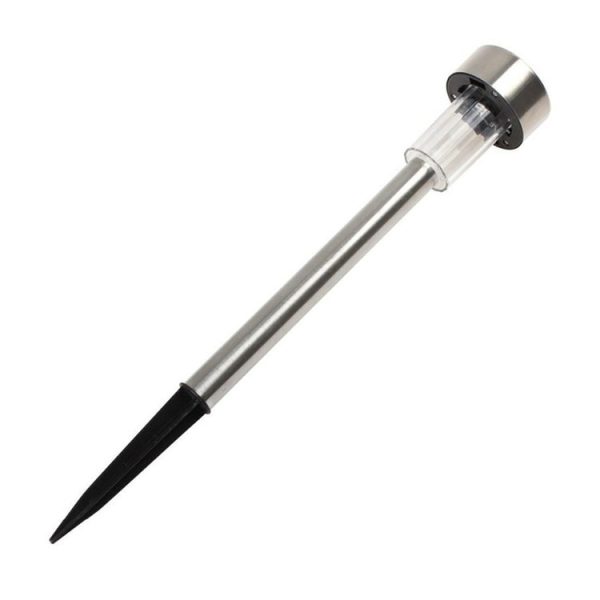 Solar Energy Outdoor Lawn Lamp, Stainless Steel White Light - Image 2