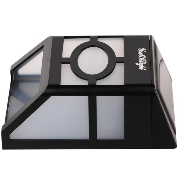 Outdoor High Power 0.2W Solar Lantern Light, 2 LED Fence Lamp Solar Wall Mounted Light - Image 4
