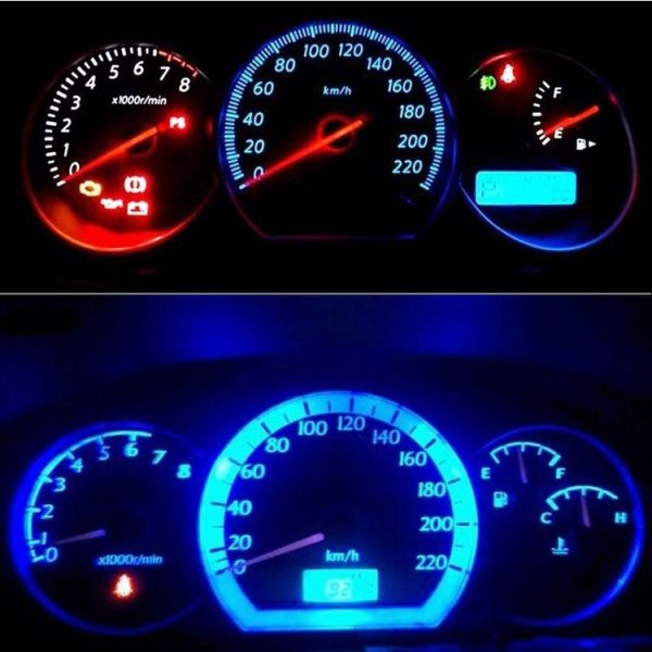5 PCS T5 0.5W 20LM White Light 1 LED COB LED Instrument Light Bulb Dashboard Light for Vehicles, DC 12V (White) - Image 5