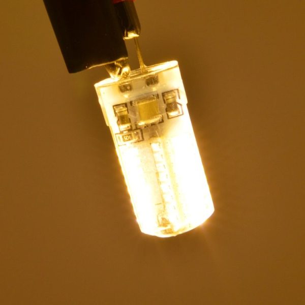 G4 4W 200LM Silicone Corn Light Bulb, 64 LED SMD 3014, Warm White Light, AC 220V - Image 5