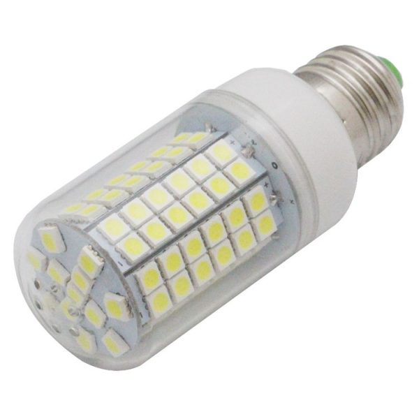 E27 6W White 96 LED SMD 5050 Corn Light Bulb, AC 220V - Image 2