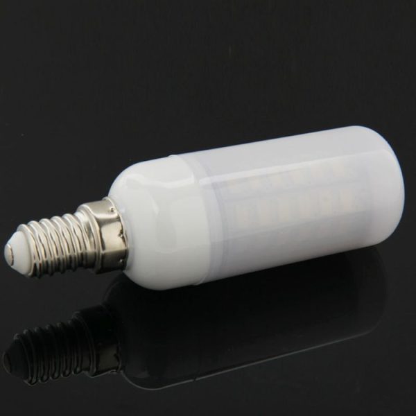 E14 6.5W 560LM Corn Light Bulb, 60 LED SMD 5730, White Light, AC 220-240V - Image 3