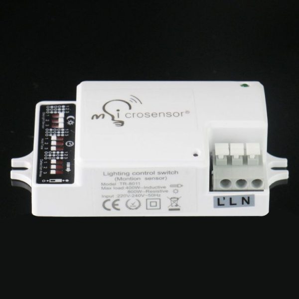 TR-8011 AC 220-240V Light Control Sensor Automatic Light DIP Switch, Detection Range: 10m - Image 3