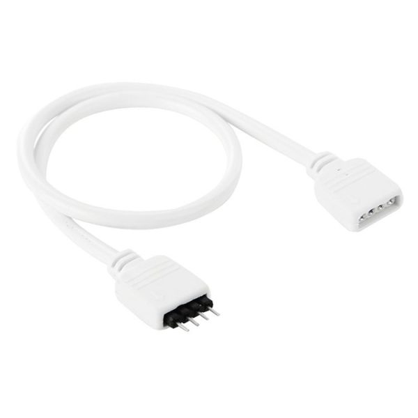 4 Pin Male to 4 Pin Female Connector Extension Cable for LED Strip, Length: 30cm - Image 2