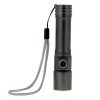 White Light Dimmable Rechargeable Flashlight, 3-Modes with Magnetic & Lanyard (Black) - Image 2