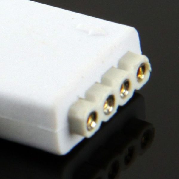 4 Pin 3 Way T Shape Female Connector for RGB LED Flexible Strip - Image 5