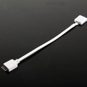 10mm No Need Soldering 4 Pin Male Connector for RGB 5050 SMD LED Strip, Length: 16cm