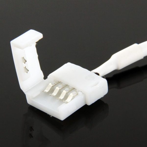 10mm No Need Soldering 4 Pin Male Connector for RGB 5050 SMD LED Strip, Length: 16cm - Image 3