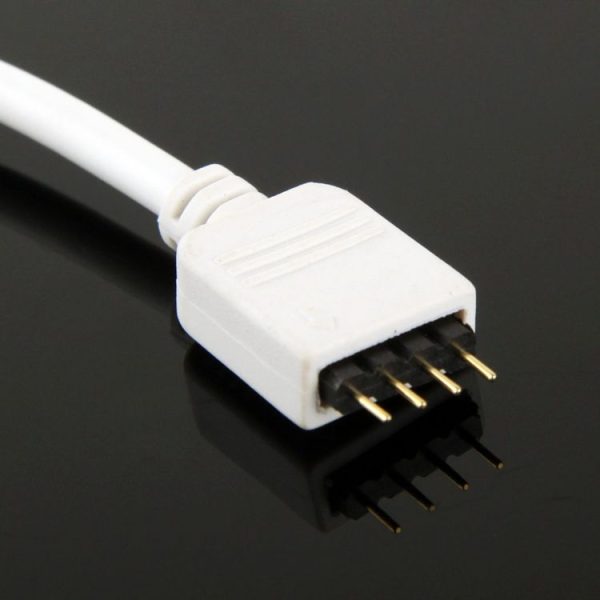 10mm No Need Soldering 4 Pin Male Connector for RGB 5050 SMD LED Strip, Length: 16cm - Image 4