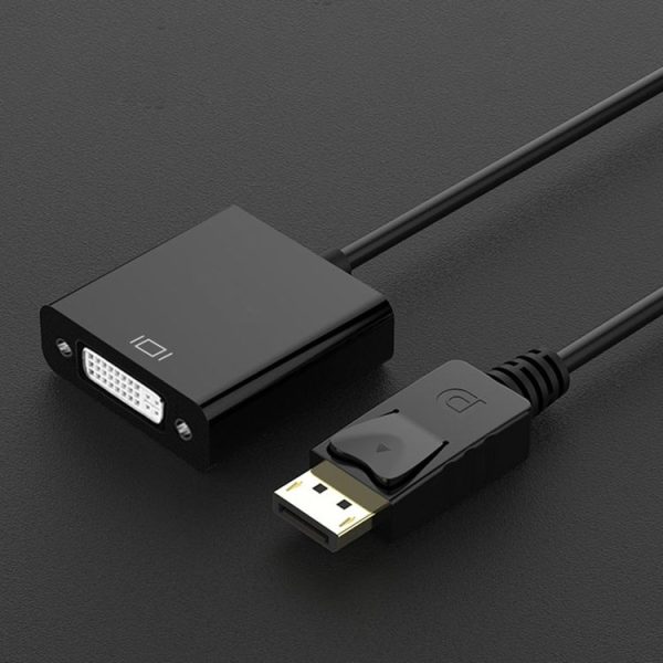 DisplayPort Male to DVI 24+5 Female Adapter, Cable Length: 12cm (Black) - Image 2