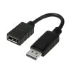 Display Port Male to Display Port Female Cable, Length: 18cm