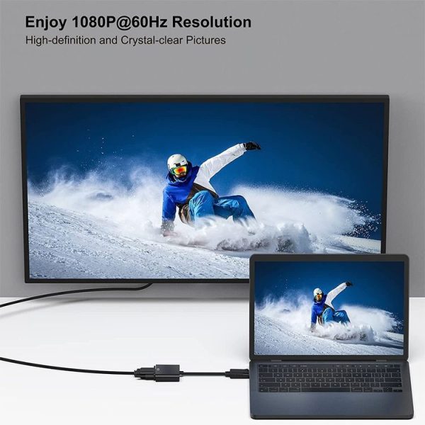 Display Port Male to VGA Female Converter, Length: 20cm - Image 6