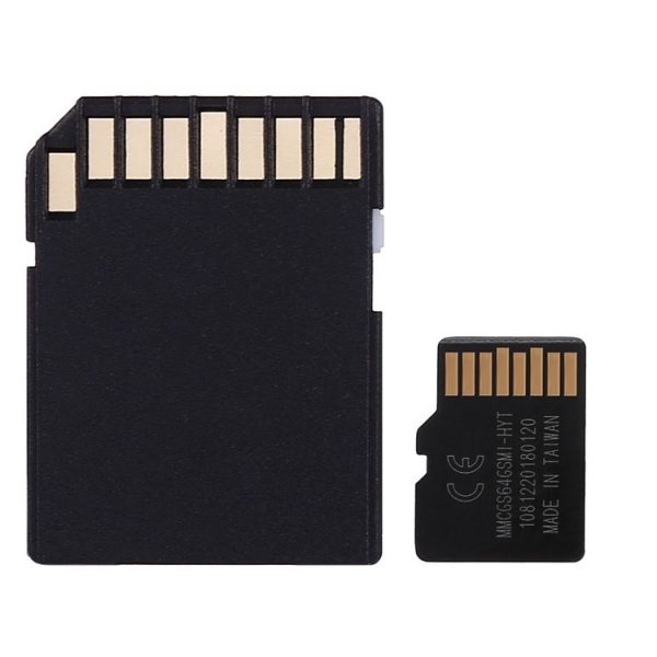 64GB High Speed Class 10 Micro SD (TF) Memory Card from Taiwan, Write: 8mb / s, Read: 12mb / s (100% Real Capacity) (Black) - Image 4
