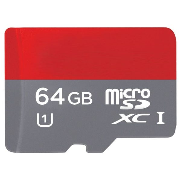 64GB High Speed Class 10 TF / Micro SDHC UHS-1 (U1) Memory Card, Write: 15mb / s, Read: 30mb / s (100% Real Capacity) (Black)