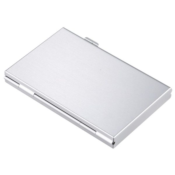 6 in 1 Memory Card Protective Case Storage Box, Size: 88 x 50 x 9mm (Silver) - Image 3