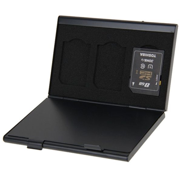 2x 3 in 1 Memory Card Protective Case Box for SD Card, Size: 93mm (L) x 62mm (W) x 10mm (H) (Black) - Image 5