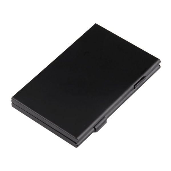 15 in 1 Memory Card Aluminum Alloy Protective Case Box for 3 SD + 12 TF Cards (Black) - Image 4