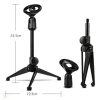 Extendable Adjustable Microphone Tripod Desktop Stand, Height: 19.5-24.5cm, For Live Broadcast, Show, KTV, etc - Image 5