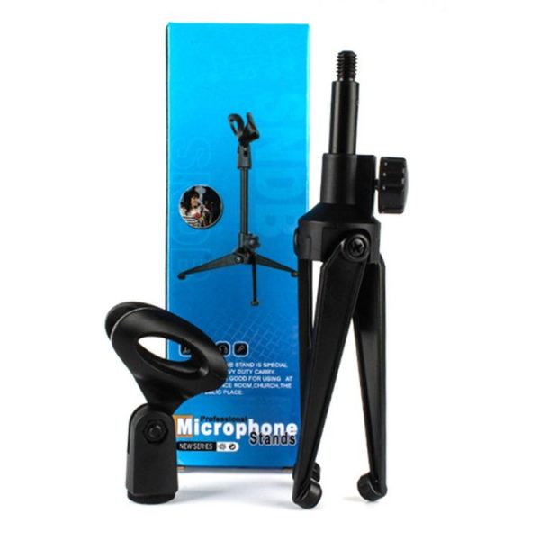 Extendable Adjustable Microphone Tripod Desktop Stand, Height: 19.5-24.5cm, For Live Broadcast, Show, KTV, etc - Image 6