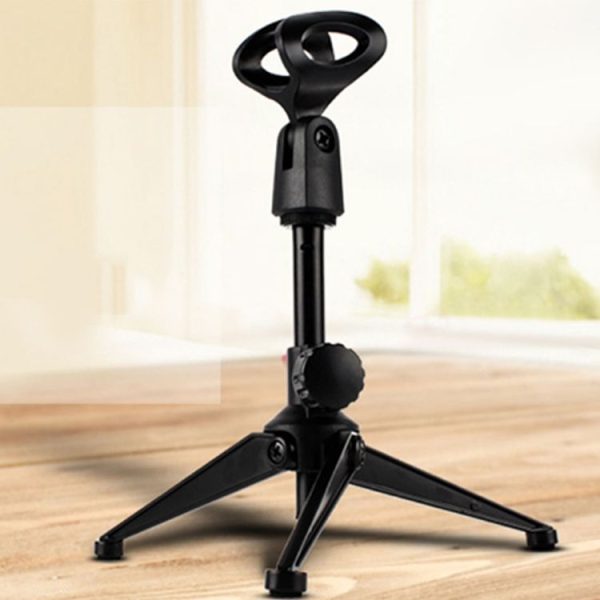 Extendable Adjustable Microphone Tripod Desktop Stand, Height: 19.5-24.5cm, For Live Broadcast, Show, KTV, etc - Image 7