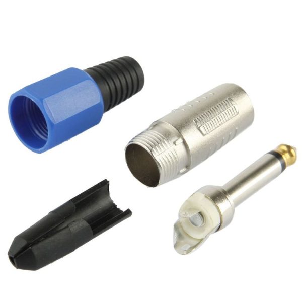 6.35mm Male Plug Microphone Patch Snake Cable TRS Connector Adapter - Image 4