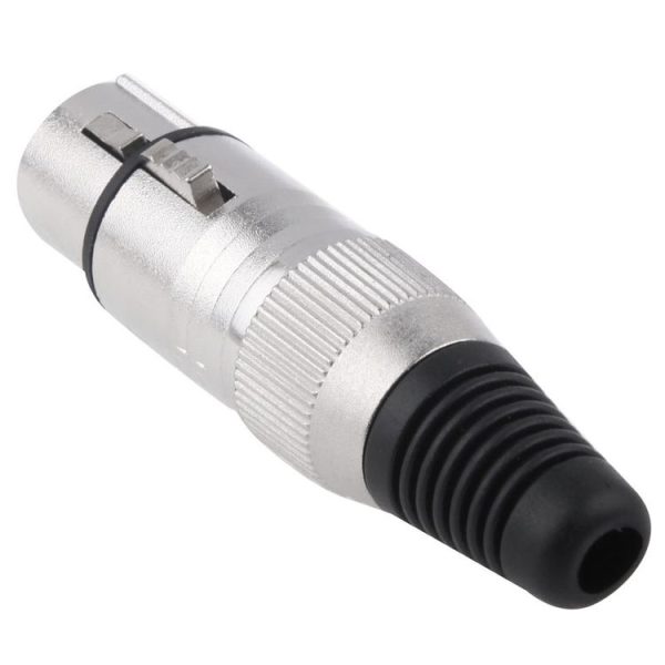 3 Pin XLR Female Plug Microphone Connector Adapter - Image 3