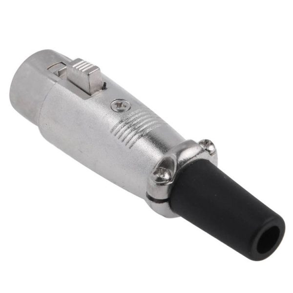 3 Pin XLR Female Plug Microphone Connector Adapter - Image 3