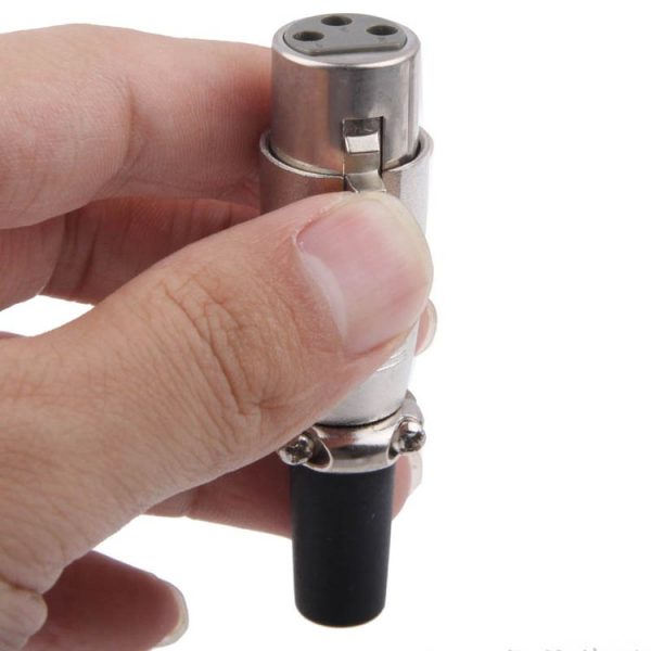 3 Pin XLR Female Plug Microphone Connector Adapter - Image 4