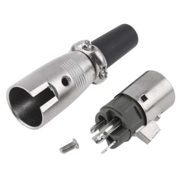 3 Pin XLR Female Plug Microphone Connector Adapter - Image 5