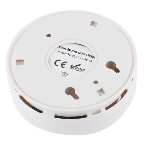 Gas Carbon Monoxide Detector Sensor Unit LCD CO Safety Alarm Tester (White) - Image 3