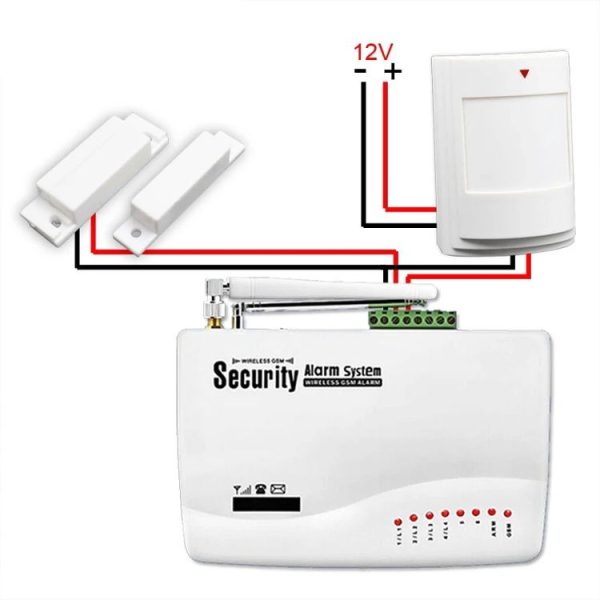 PA-476 Wired Passive Infrared Wide Angle PIR Motion Sensor Infrared Detector Alarm (White) - Image 3