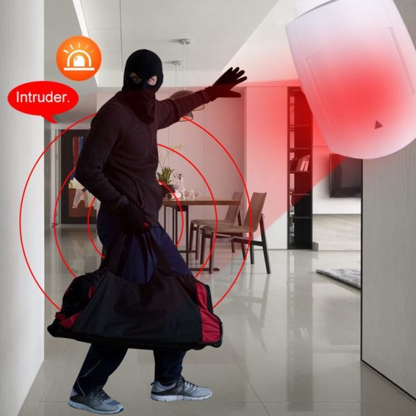 PA-476CH 2 Levels Adjustable PIR Motion Sensor for Home Security (White) - Image 7