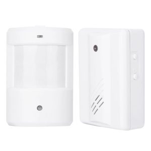 F622-108 Electro Guard Watch IR Remote Detection System / Wireless Doorbell (White)