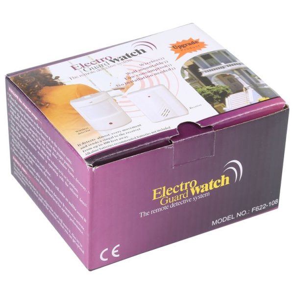 F622-108 Electro Guard Watch IR Remote Detection System / Wireless Doorbell (White) - Image 6