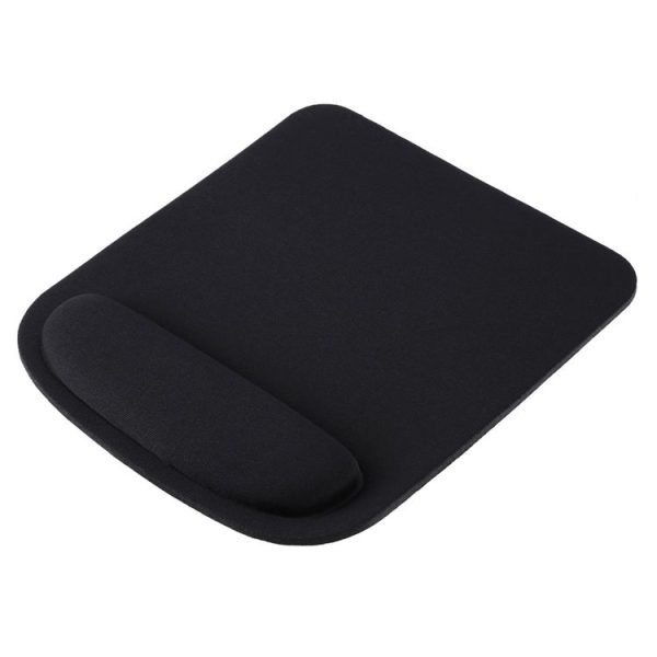 Cloth Wrist Rest Mouse Pad (Black) - Image 2