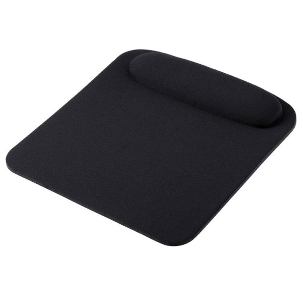 Cloth Wrist Rest Mouse Pad (Black) - Image 3