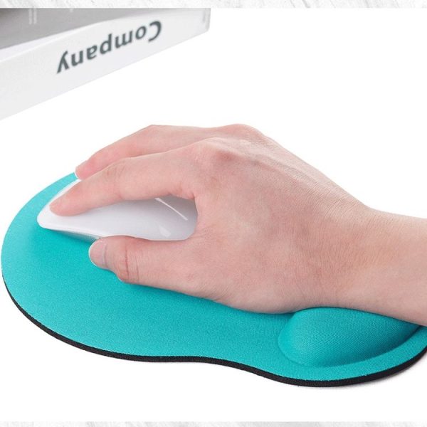 2 PCS Cloth Gel Wrist Rest Mouse Pad (Purple) - Image 6