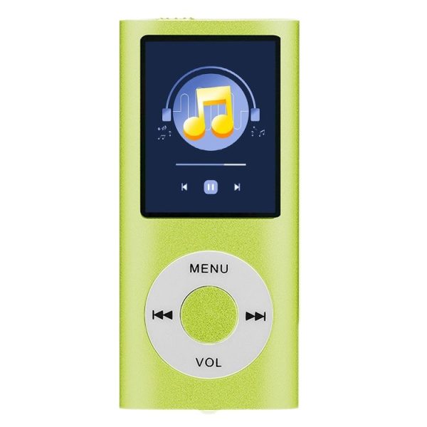 1.8 inch TFT Screen Metal MP4 Player with TF Card Slot, Support Recorder, FM Radio, E-Book and Calendar (Green)