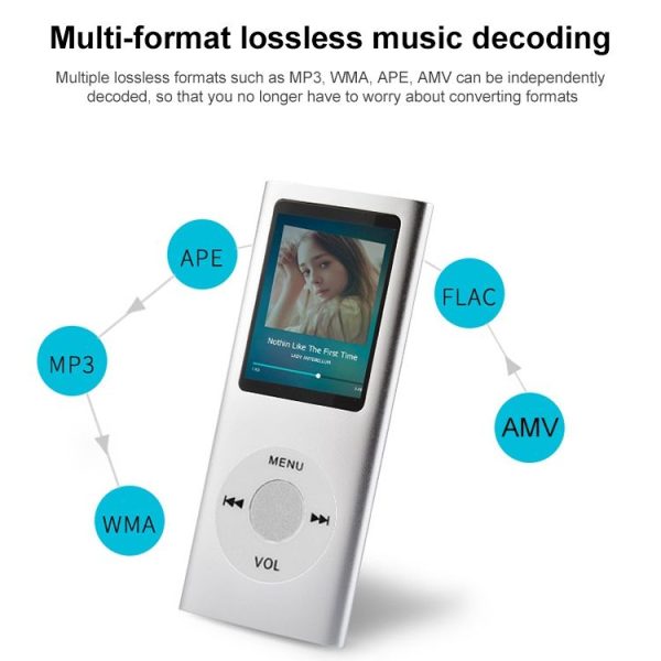 1.8 inch TFT Screen Metal MP4 Player with TF Card Slot, Support Recorder, FM Radio, E-Book and Calendar (Green) - Image 6
