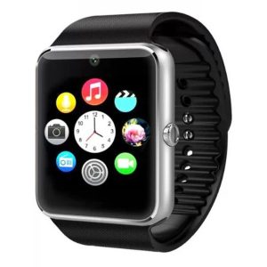GT08 Smart Watch 1.54 inch TFT LCD Capacitive Touch Screen Watch Phone, Support 0.3MP Camera / Bluetooth V3.0 / NFC / GSM (Black + Silver)