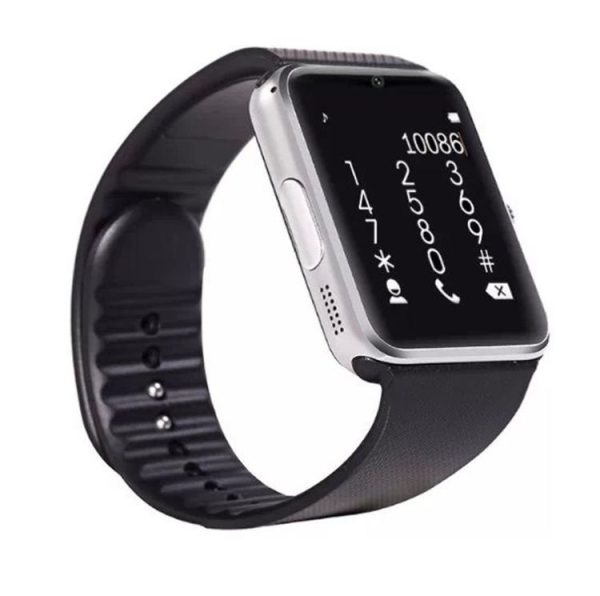 GT08 Smart Watch 1.54 inch TFT LCD Capacitive Touch Screen Watch Phone, Support 0.3MP Camera / Bluetooth V3.0 / NFC / GSM (Black + Silver) - Image 3