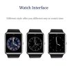 GT08 Smart Watch 1.54 inch TFT LCD Capacitive Touch Screen Watch Phone, Support 0.3MP Camera / Bluetooth V3.0 / NFC / GSM (Black + Silver) - Image 7