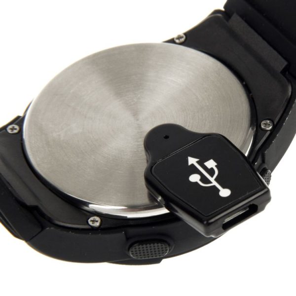 TW320 Smart Watch Phone, IP54 Waterproof / Sport Health Management / Pedometer / Camera (Black) - Image 8