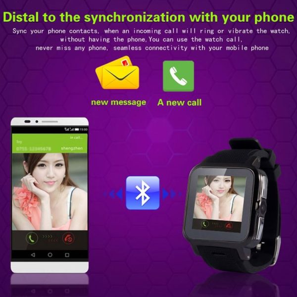 B15 GSM Smart Watch Phone, Bluetooth / Pedometer / Reminding / Remote Camera / 2.0MP Camera, Network: 2G (Black) - Image 17